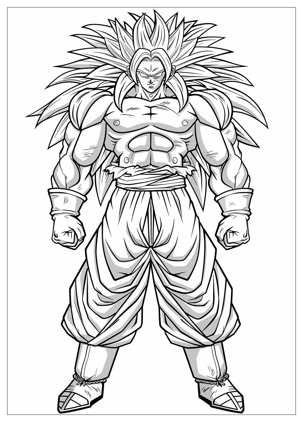 Broly Coloring Pages-4