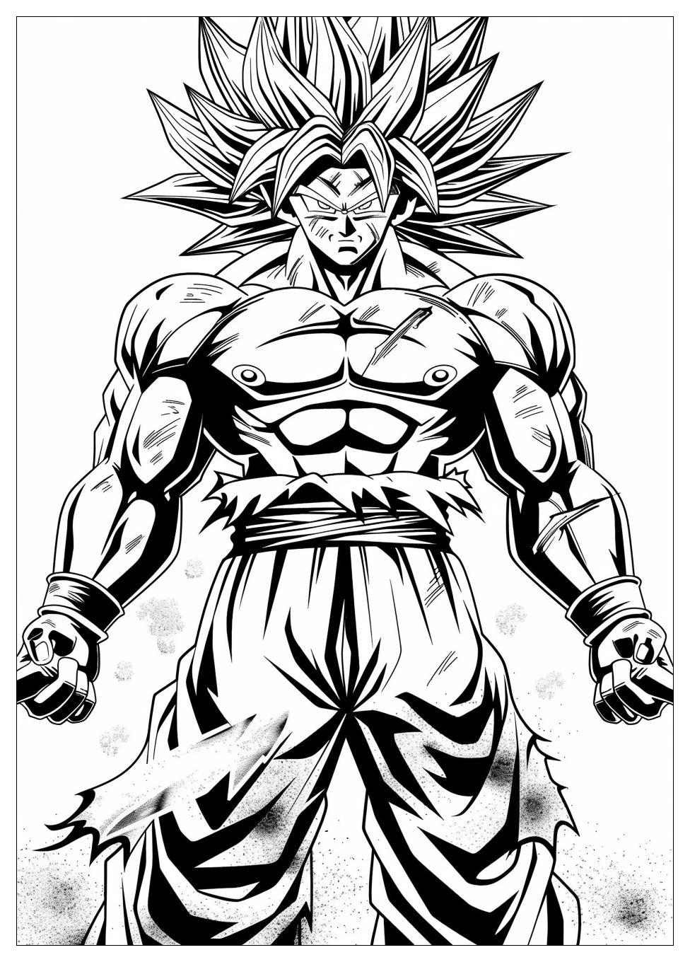 Broly Coloring Pages-5