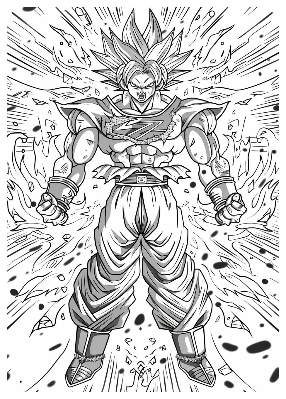 Broly Coloring Pages-7