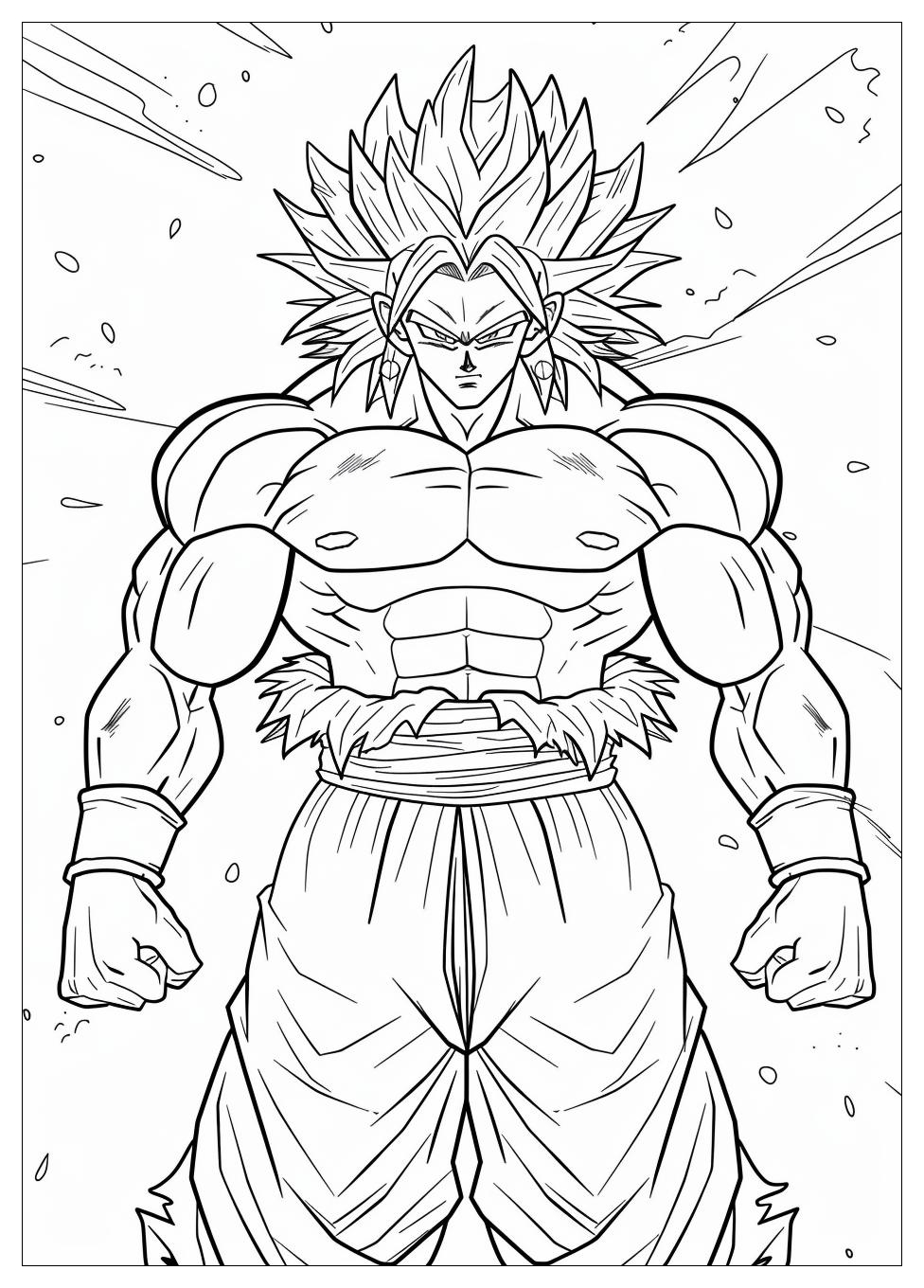 Broly Coloring Pages-8