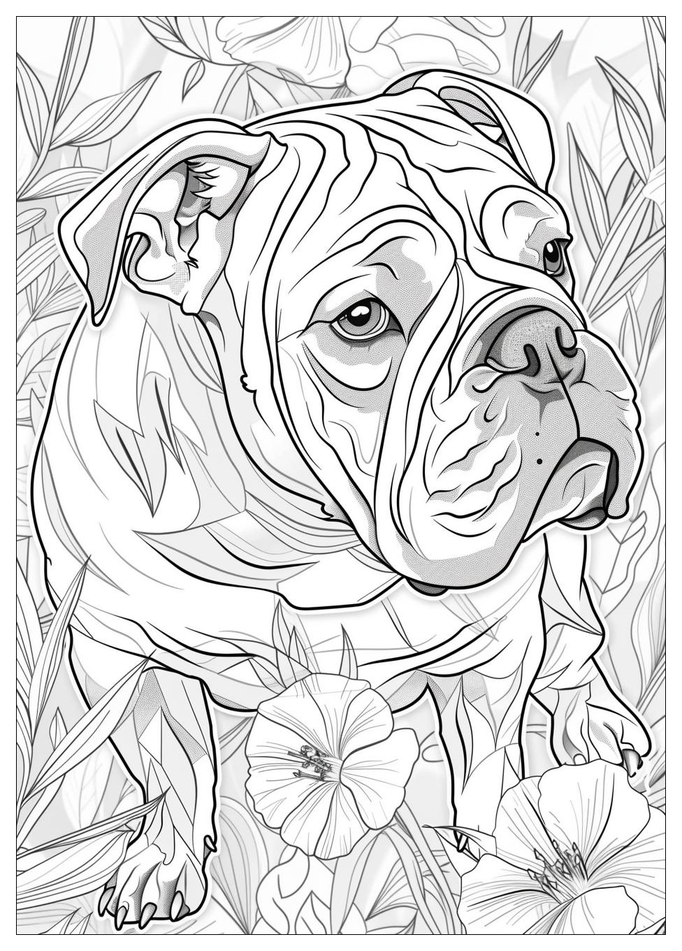 Bulldog Coloring Pages-15