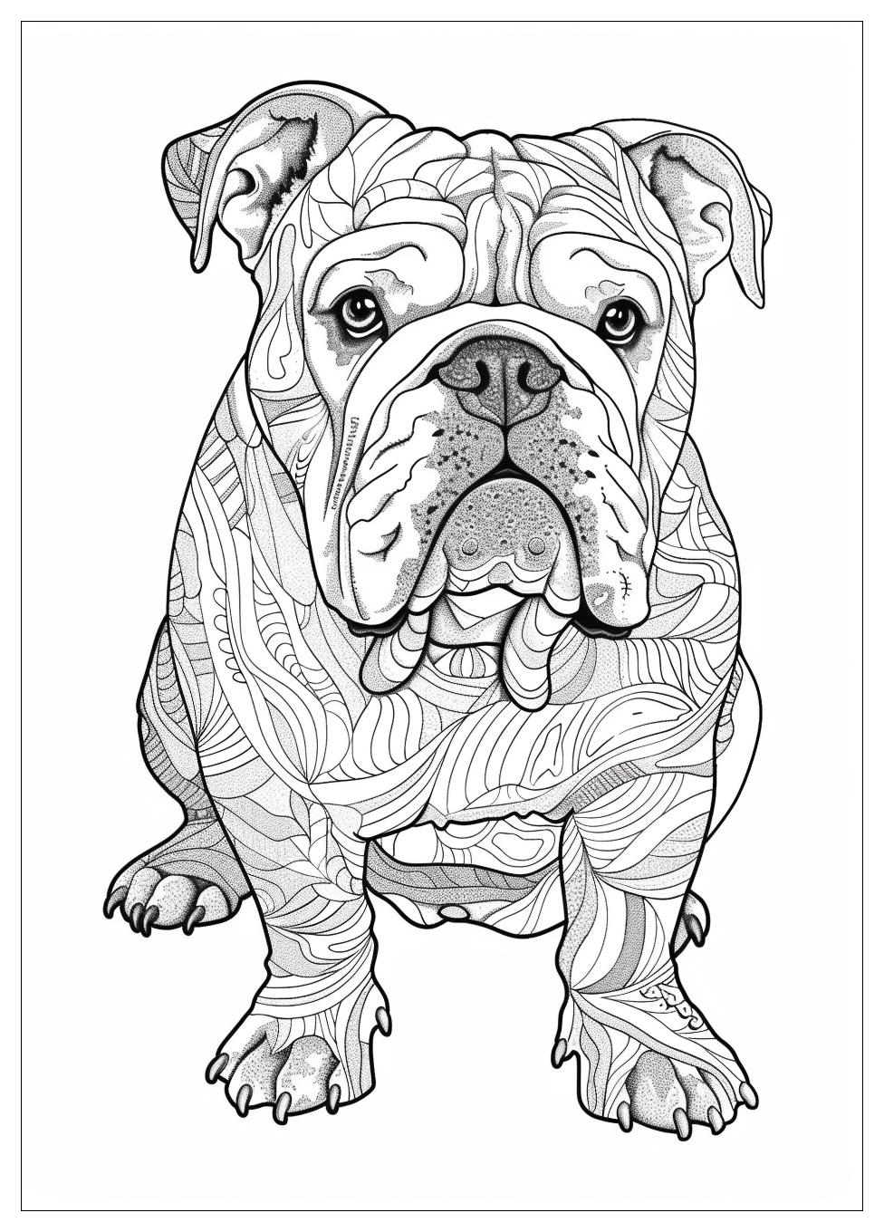 Bulldog Coloring Pages-20