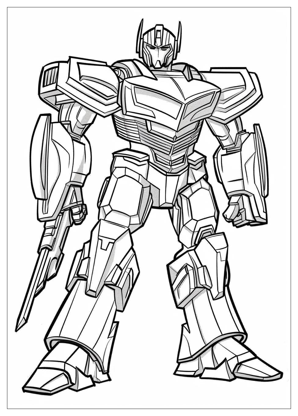 Bumblebee Transformers Coloring Pages-10