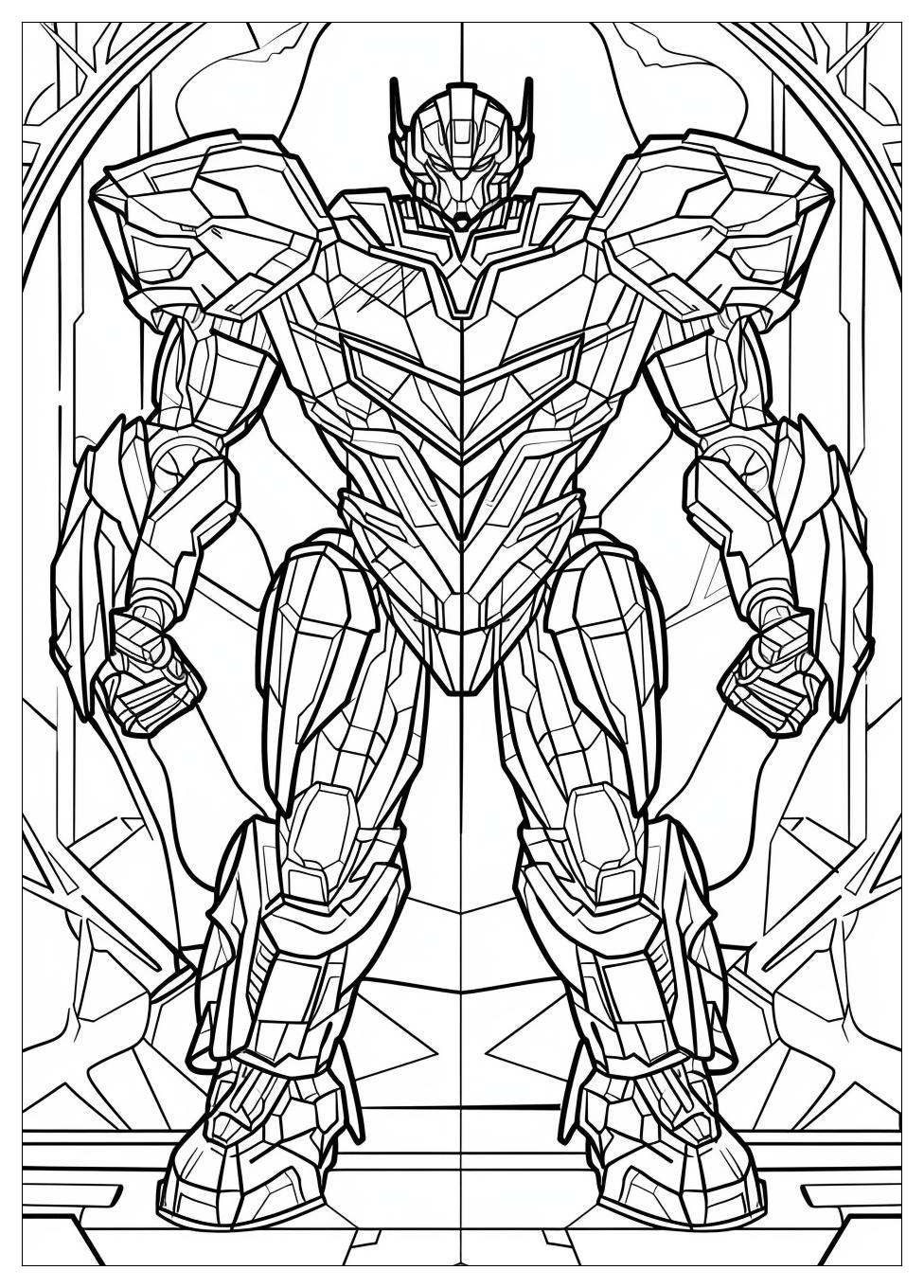 Bumblebee Transformers Coloring Pages-15