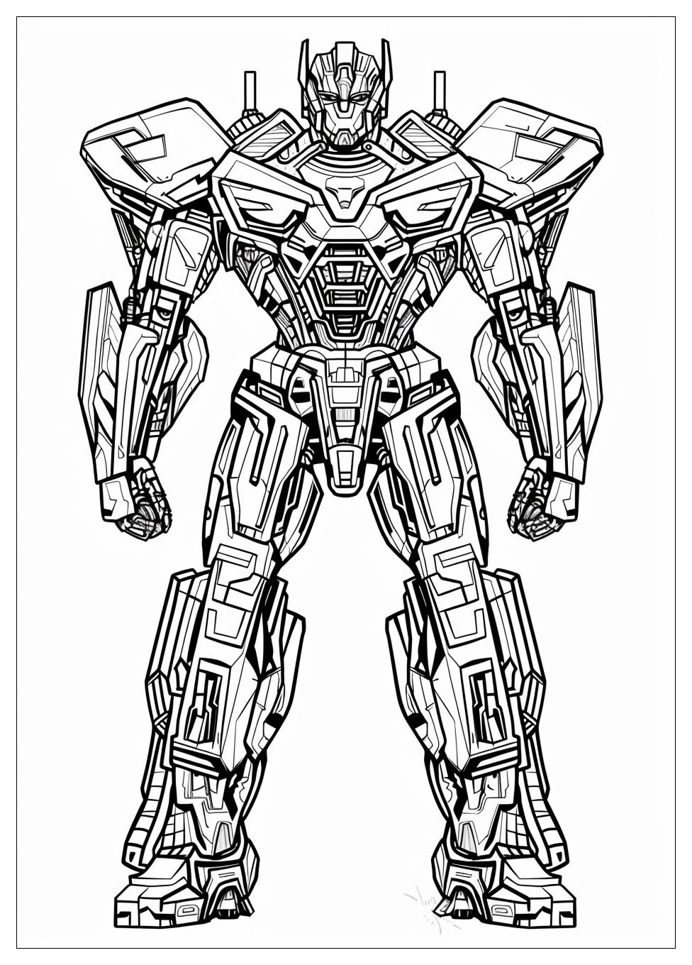 Bumblebee Transformers Coloring Pages-17