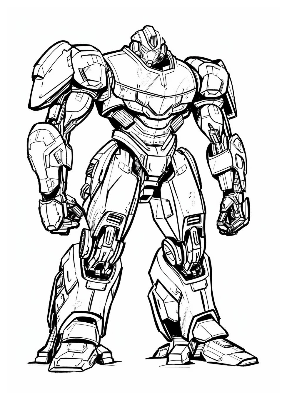 Bumblebee Transformers Coloring Pages-2