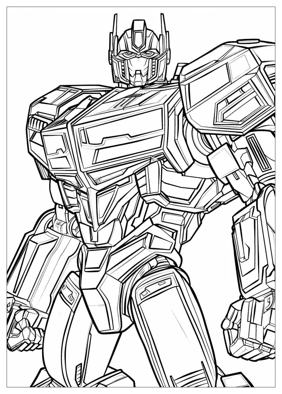 Bumblebee Transformers Coloring Pages-20