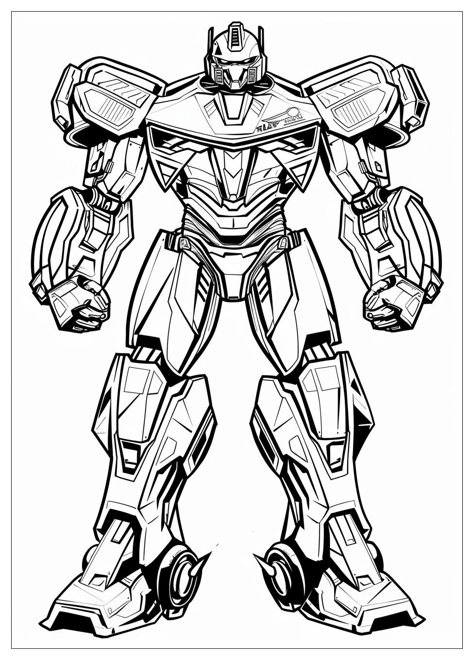 Bumblebee Transformers Coloring Pages-3