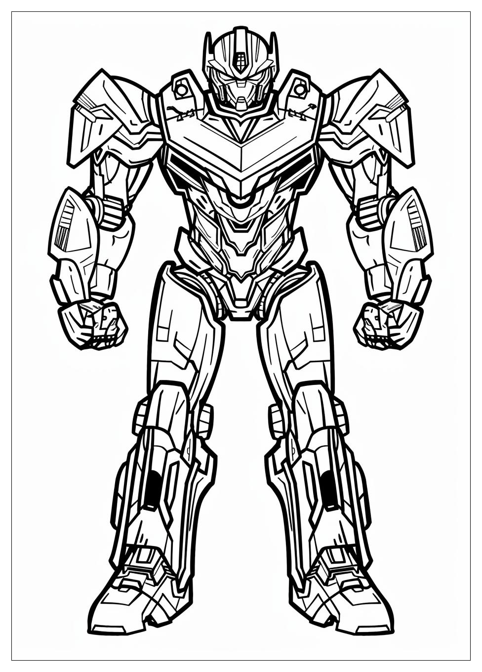 Bumblebee Transformers Coloring Pages-5