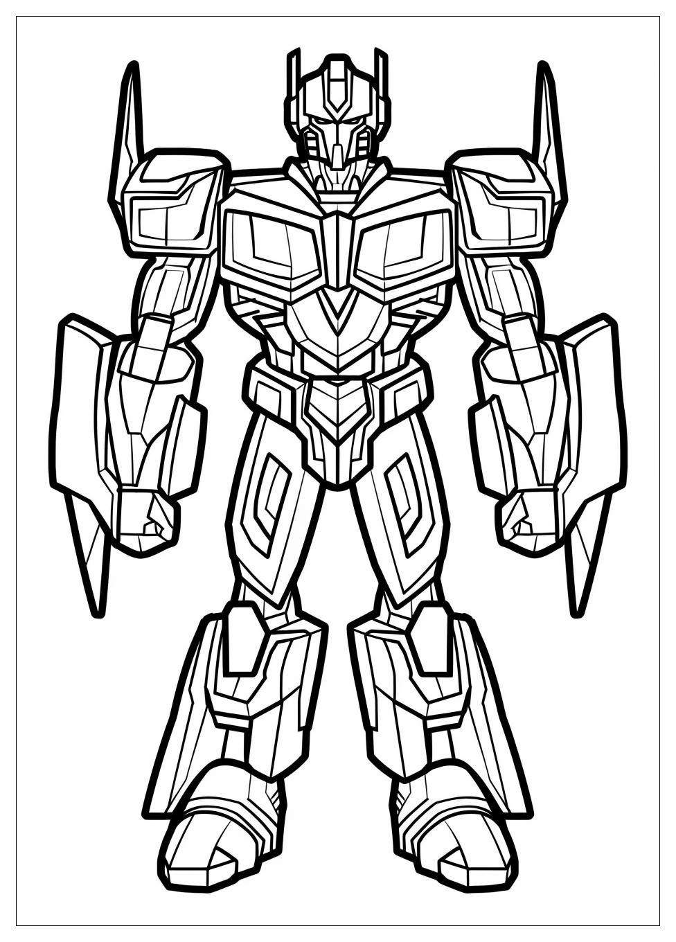 Bumblebee Transformers Coloring Pages-6