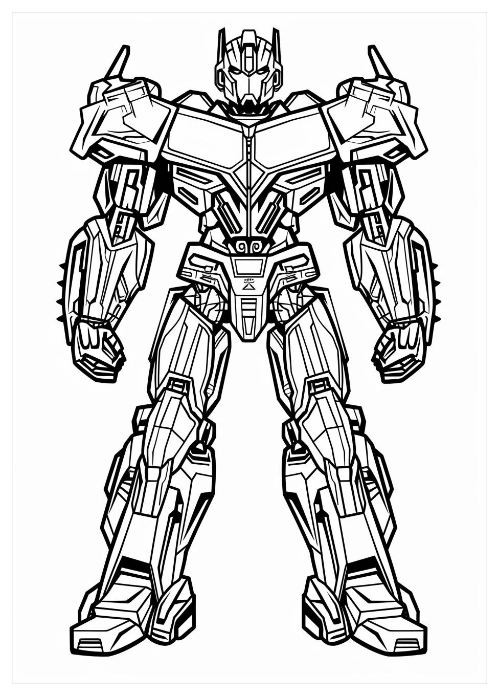 Bumblebee Transformers Coloring Pages-7