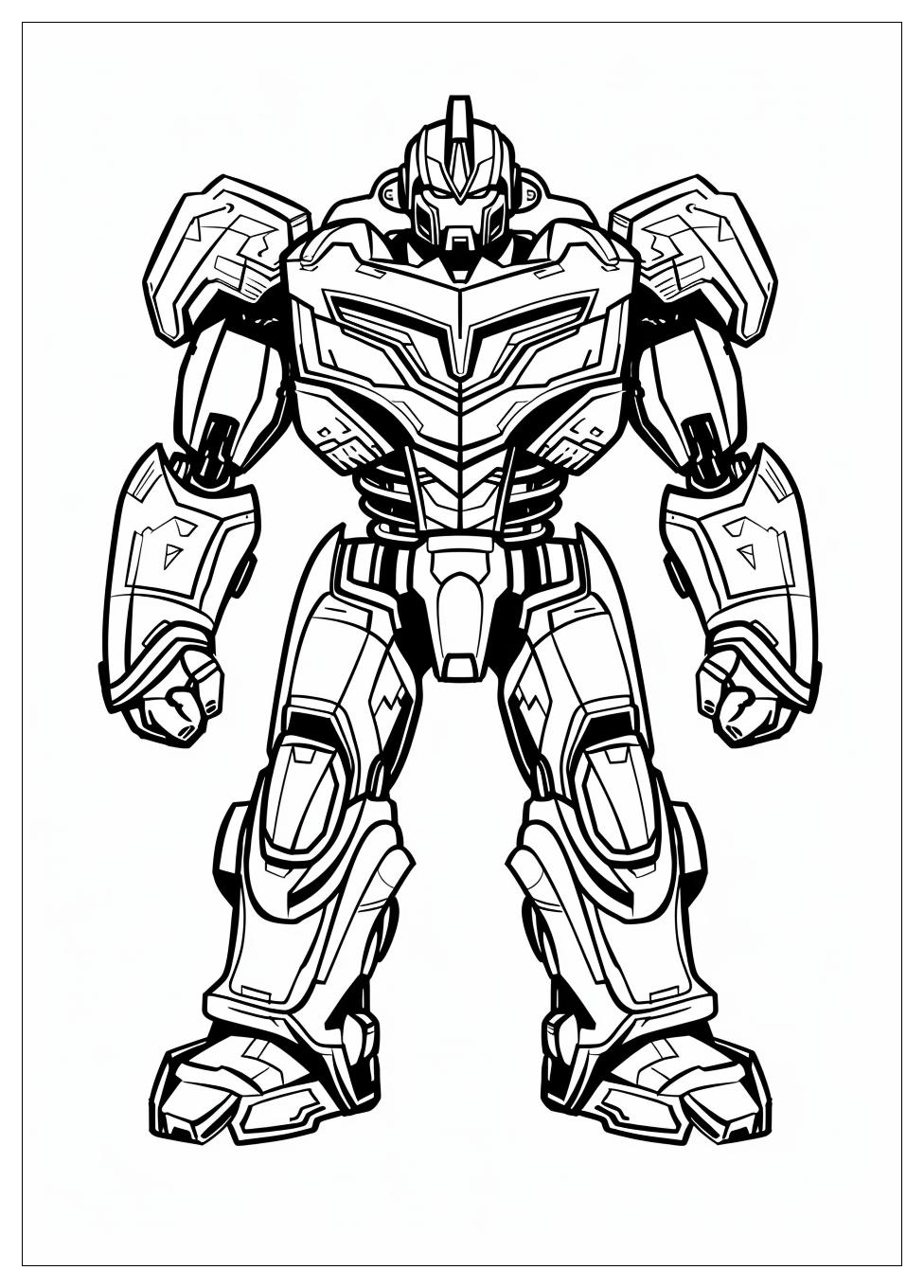 Bumblebee Transformers Coloring Pages-8