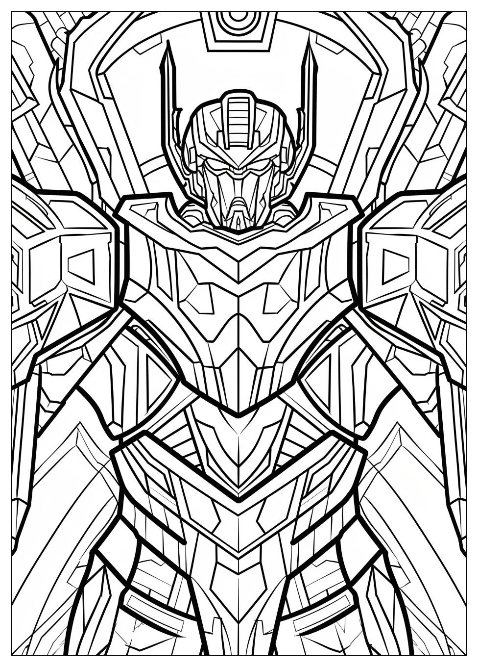 Bumblebee Transformers Coloring Pages-9