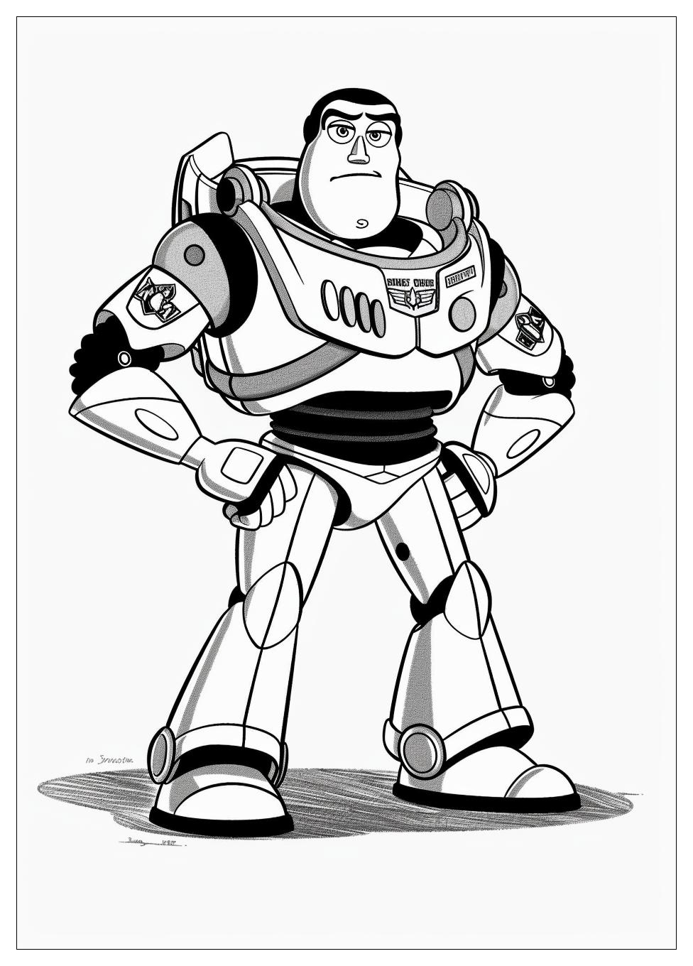 Buzz Lightyear Coloring Pages-1