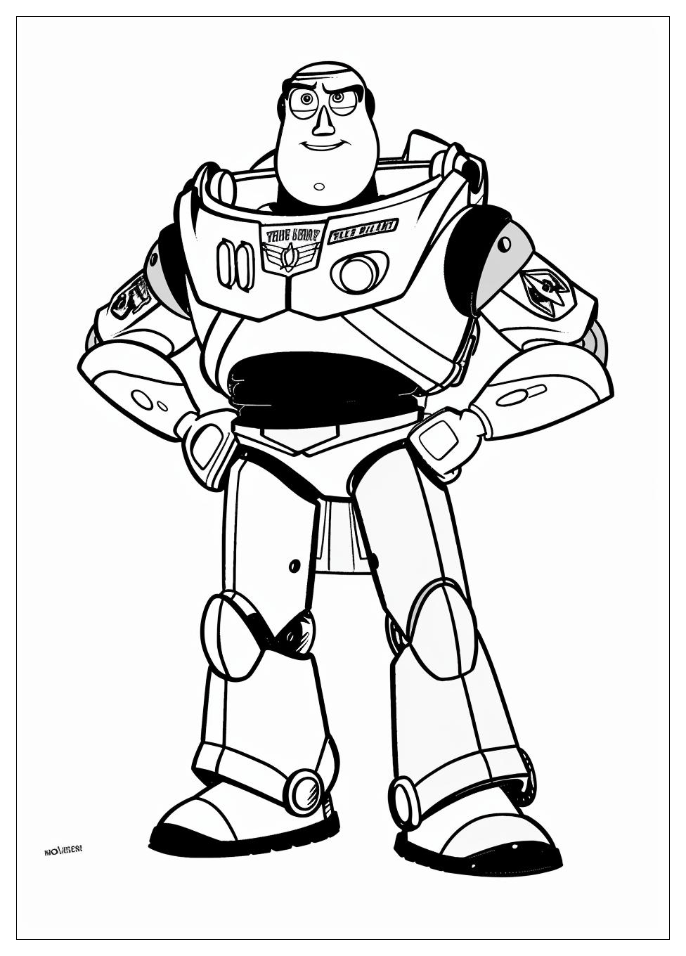 Buzz Lightyear Coloring Pages-11