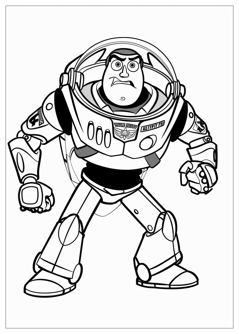 Buzz Lightyear Coloring Pages-13