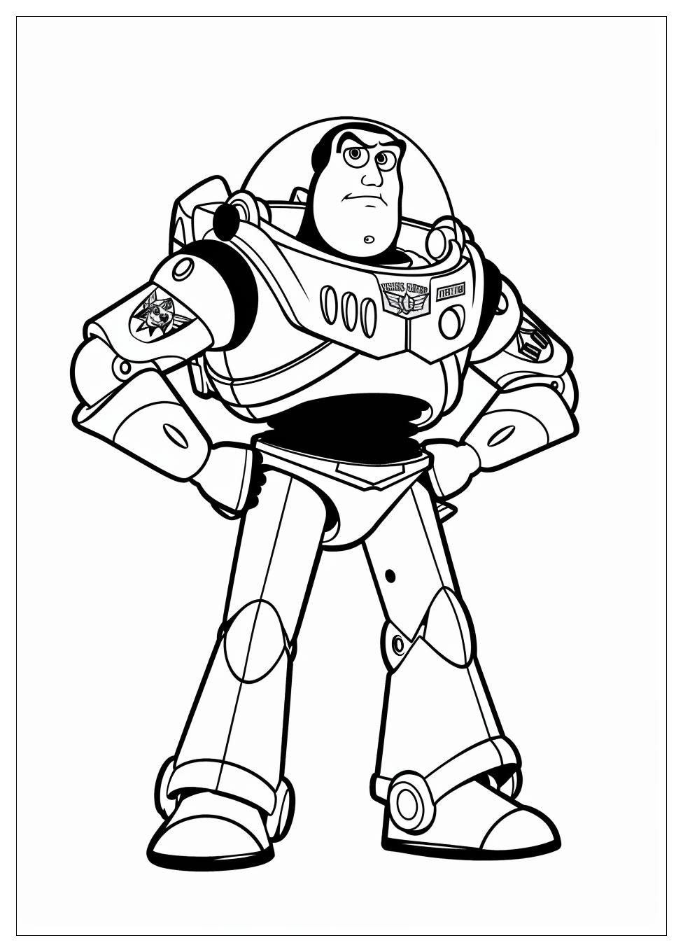 Buzz Lightyear Coloring Pages-14