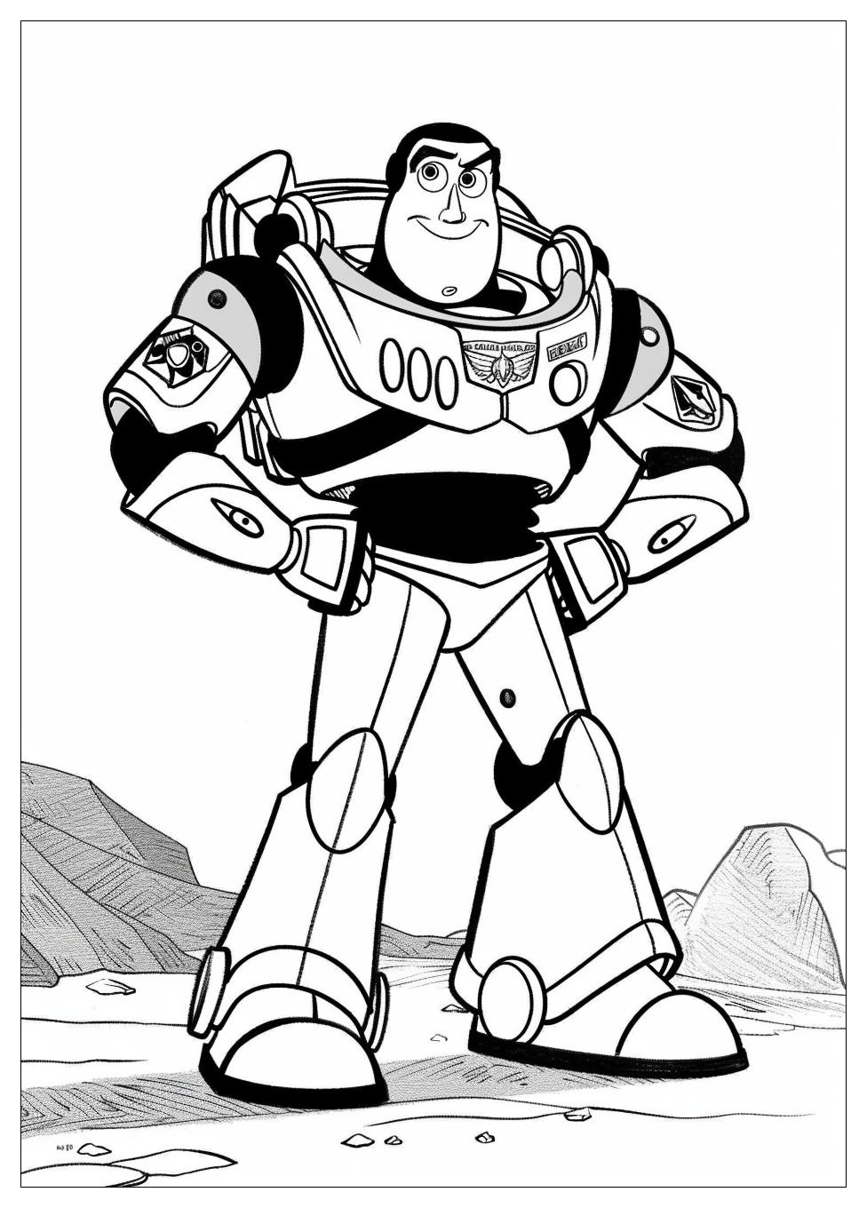 Buzz Lightyear Coloring Pages-16