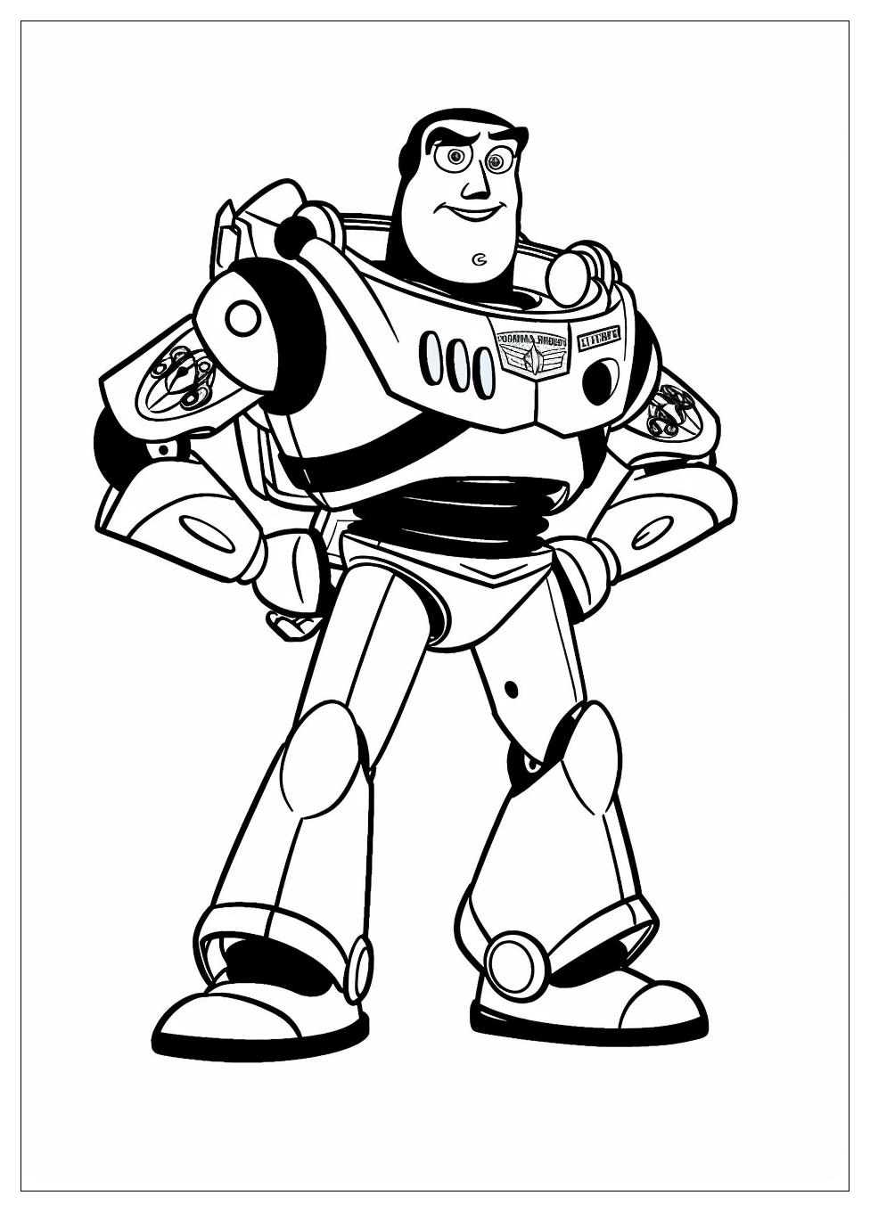 Buzz Lightyear Coloring Pages-17