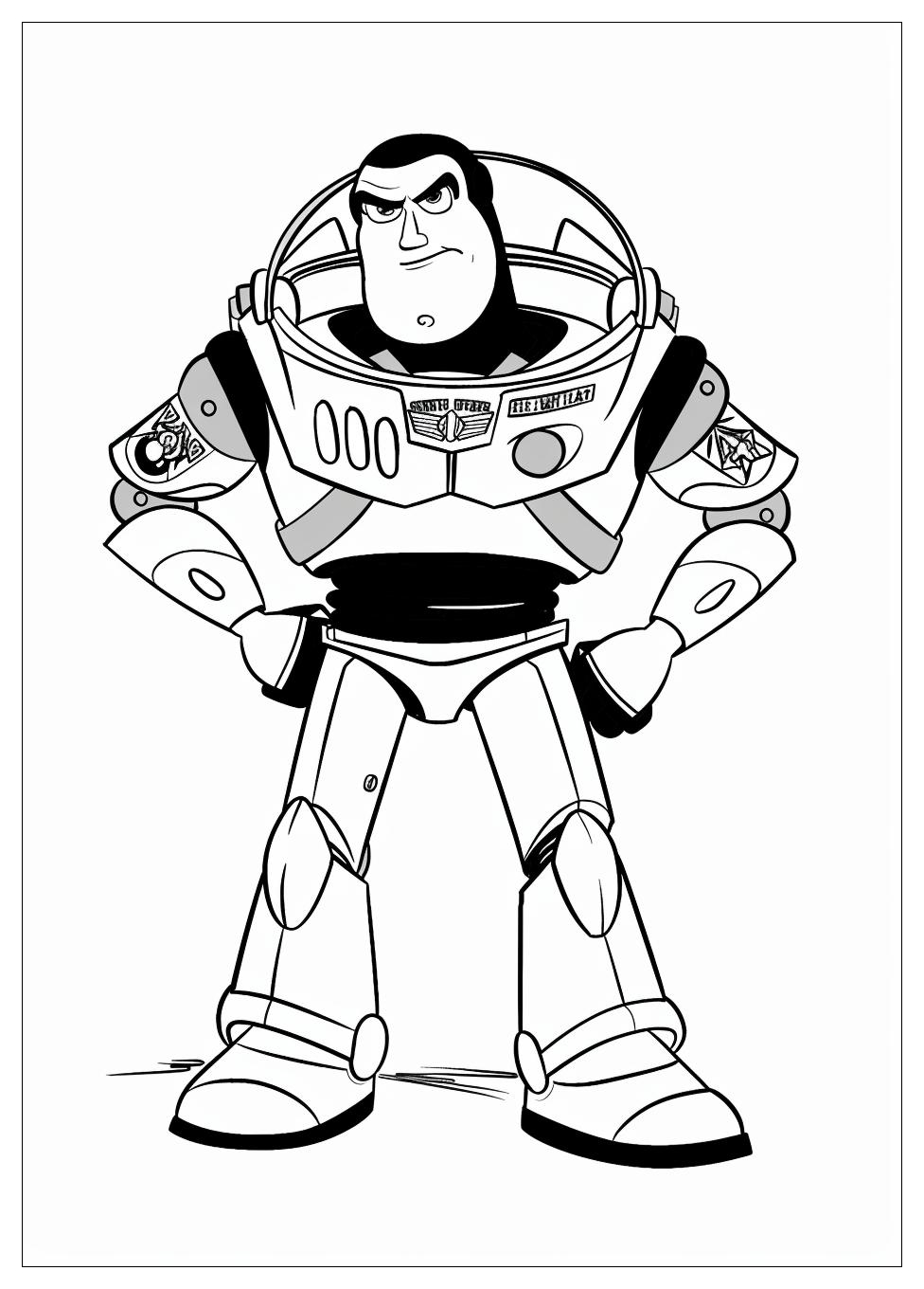 Buzz Lightyear Coloring Pages-4