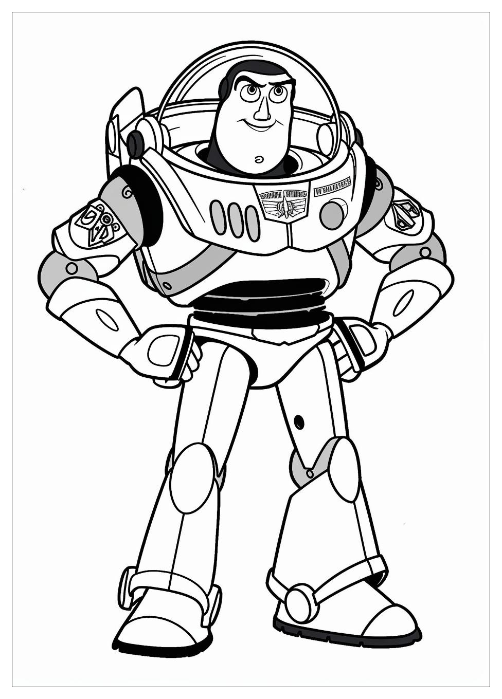 Buzz Lightyear Coloring Pages-5