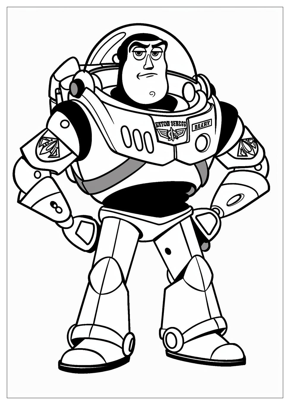 Buzz Lightyear Coloring Pages-6