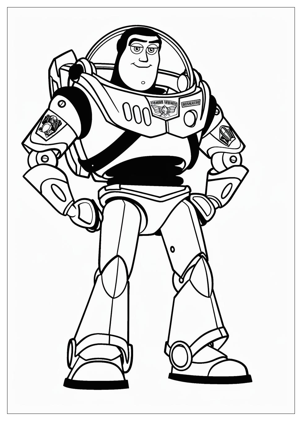 Buzz Lightyear Coloring Pages-7