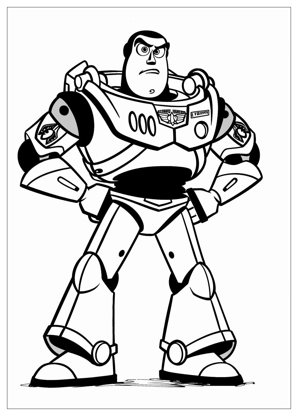 Buzz Lightyear Coloring Pages-8