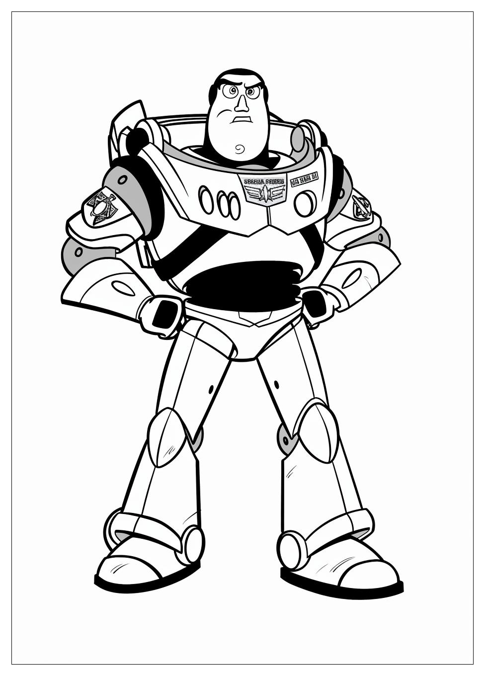 Buzz Lightyear Coloring Pages-9