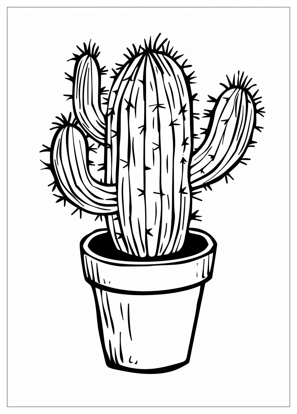 Cactus Coloring Pages-10