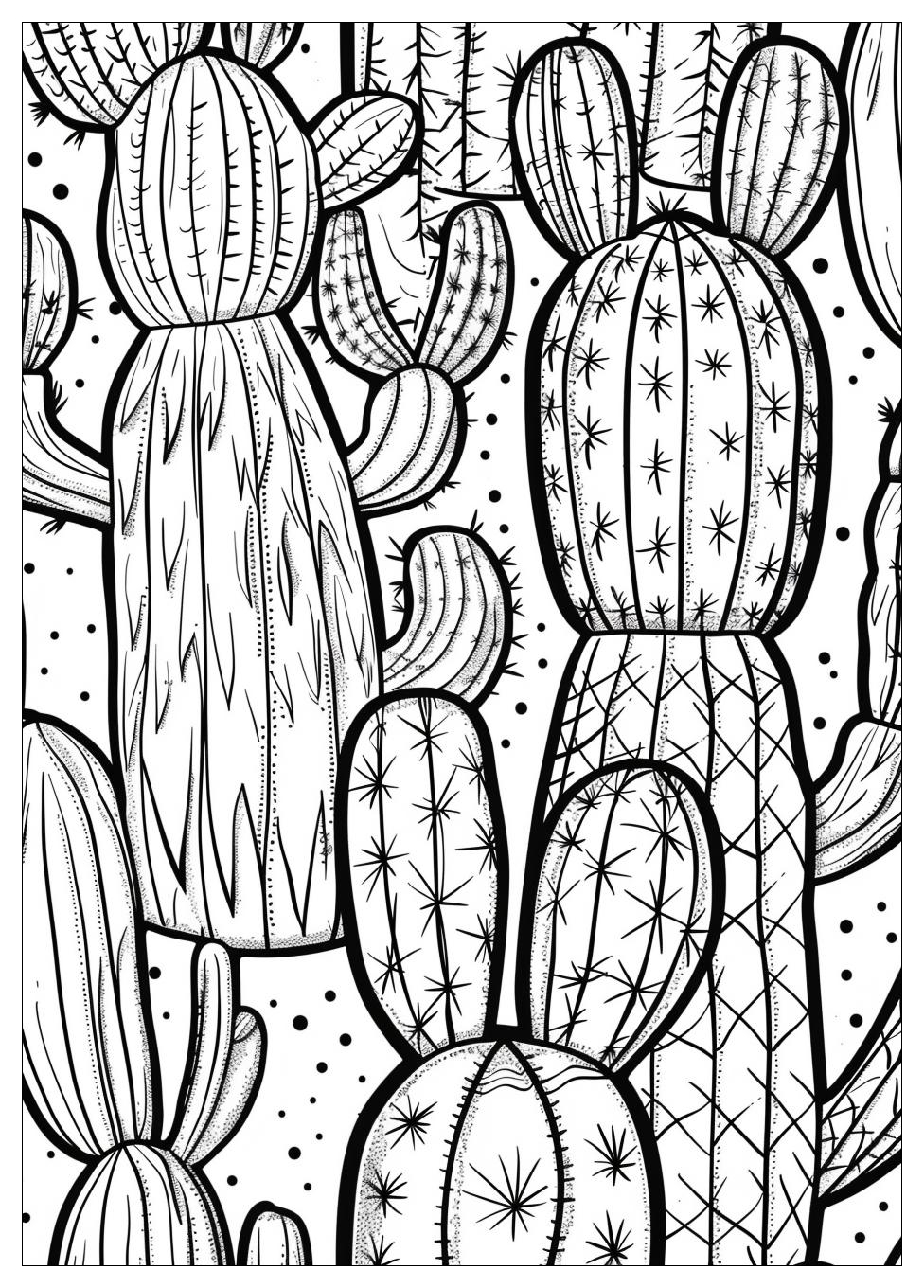 Cactus Coloring Pages-13