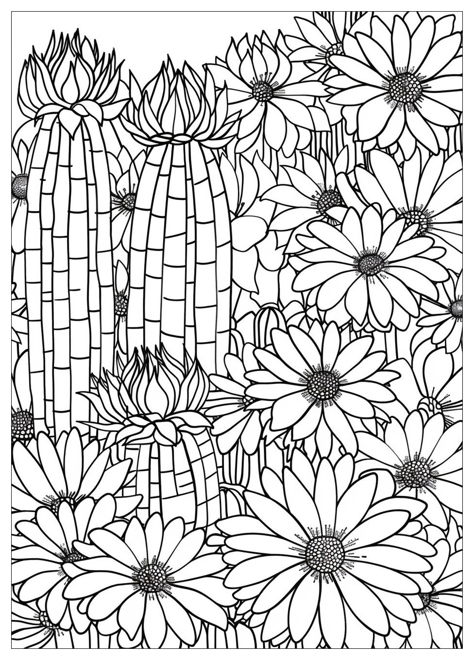 Cactus Coloring Pages-17