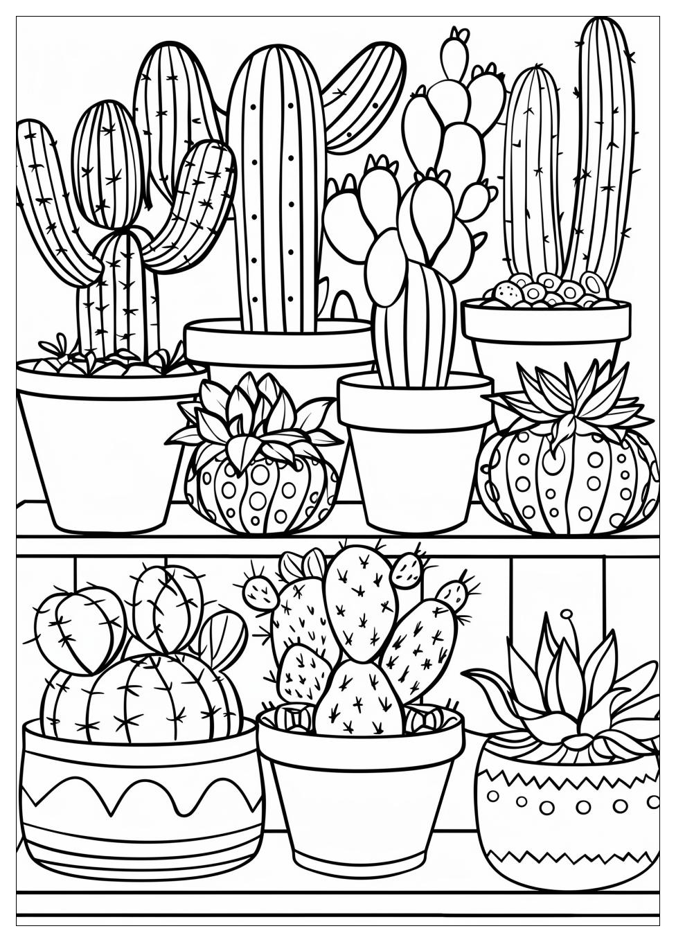 Cactus Coloring Pages-18