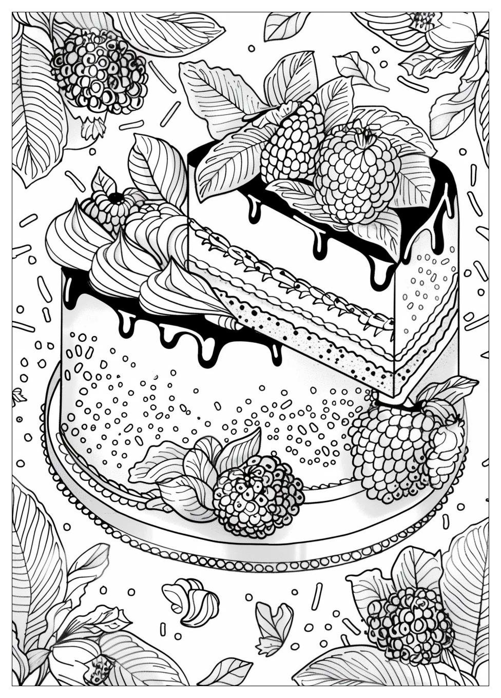 Cake Coloring Pages-15