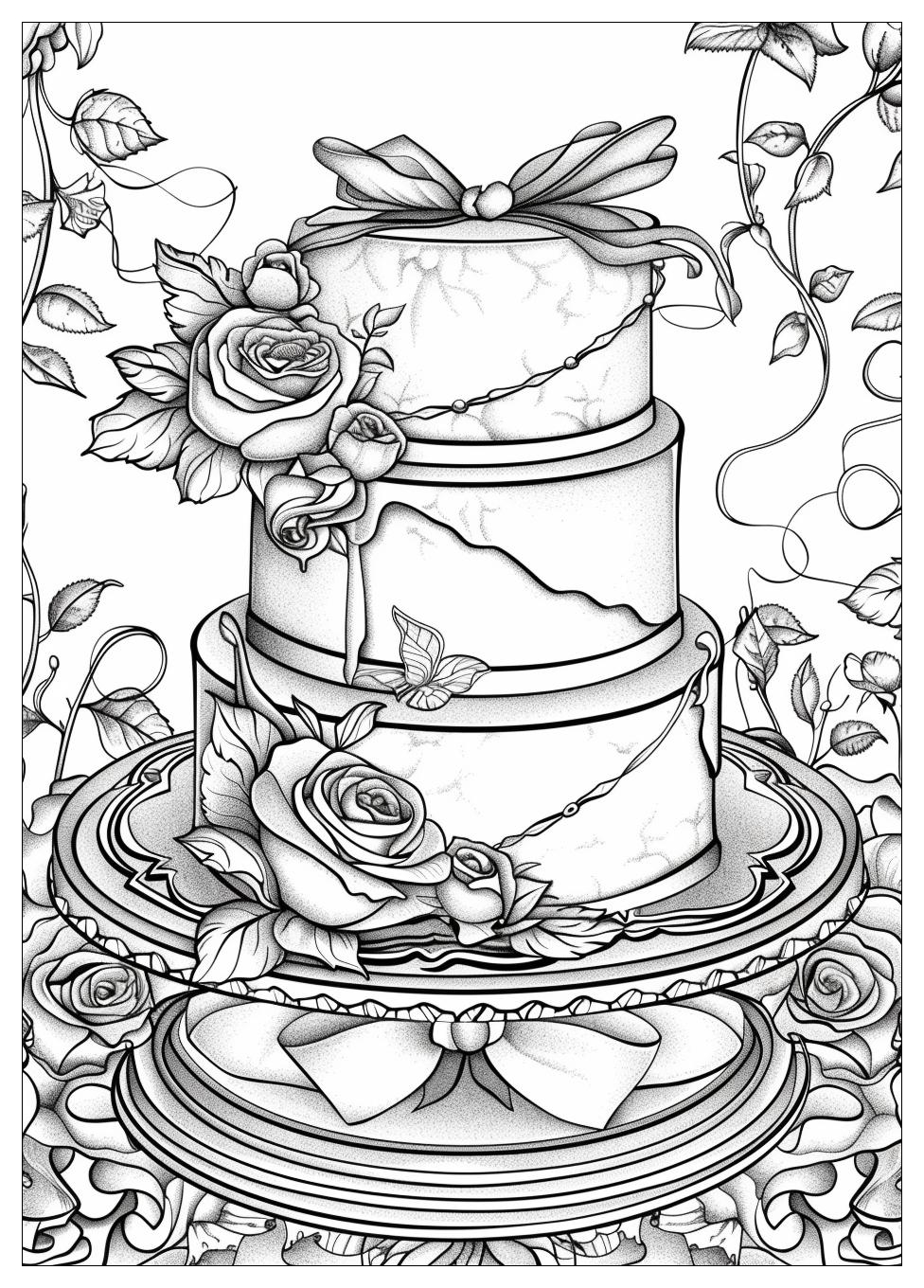 Cake Coloring Pages-17