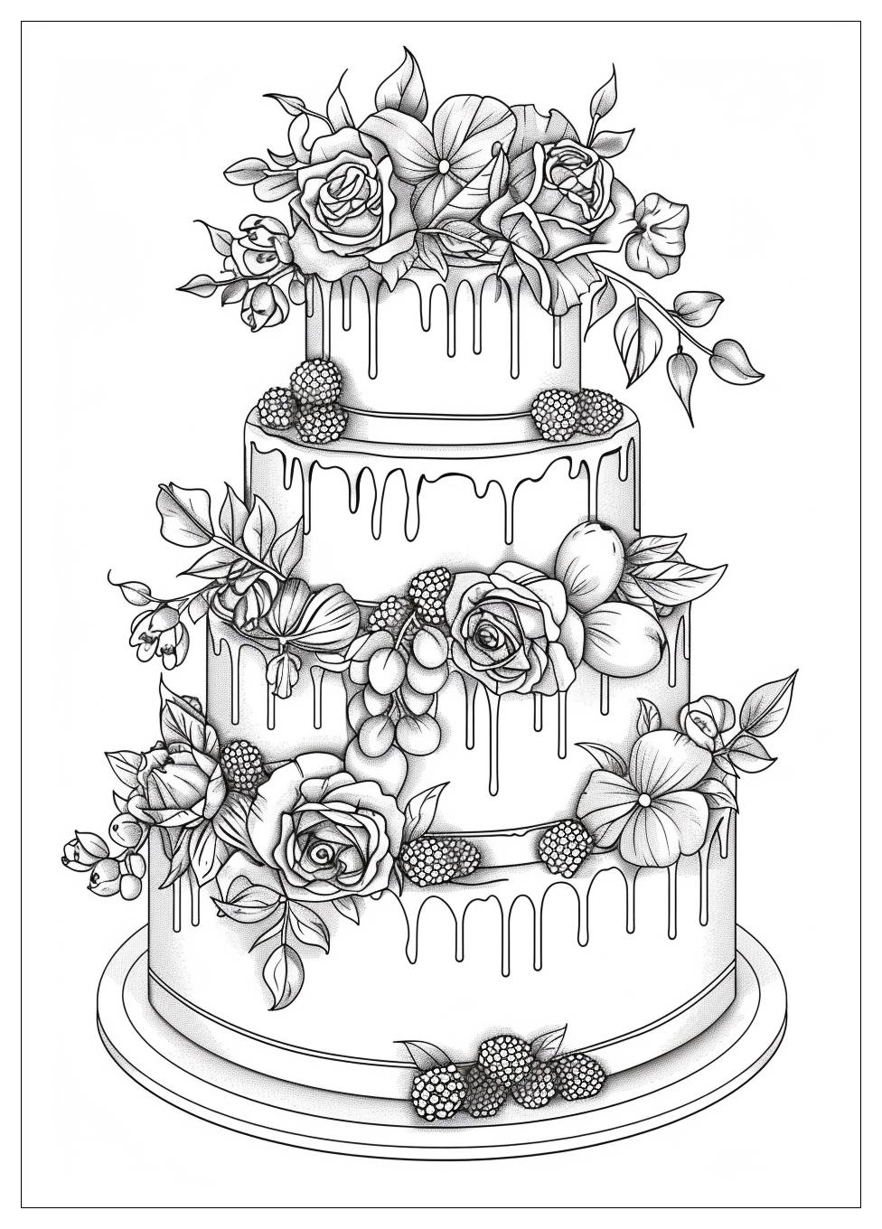 Cake Coloring Pages-18