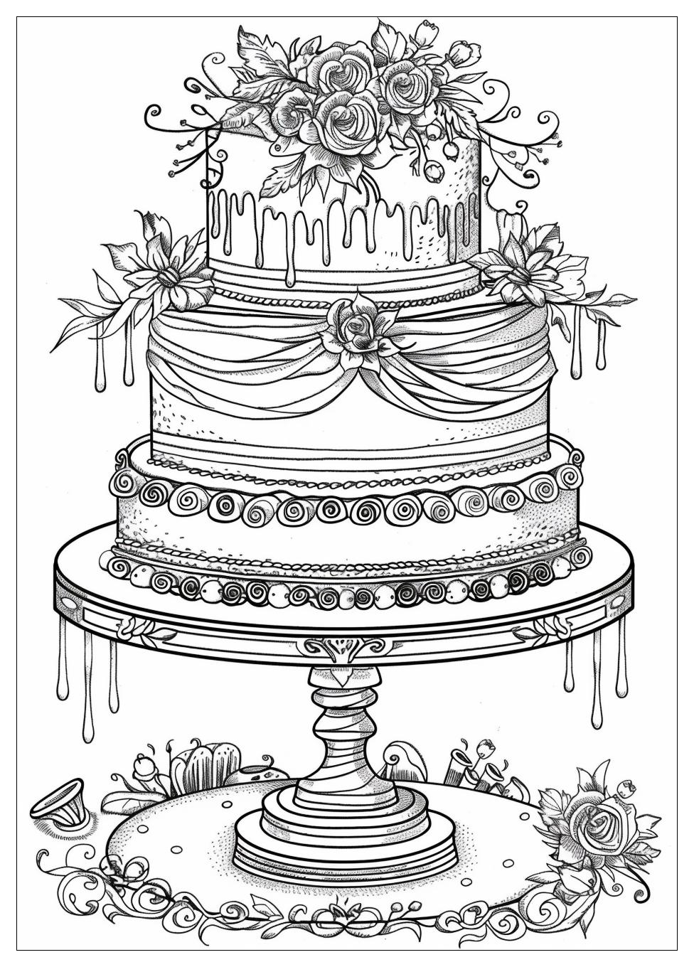 Cake Coloring Pages-20