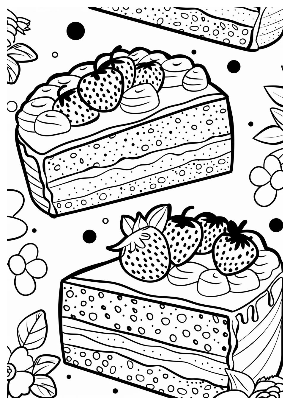 Cake Coloring Pages-6