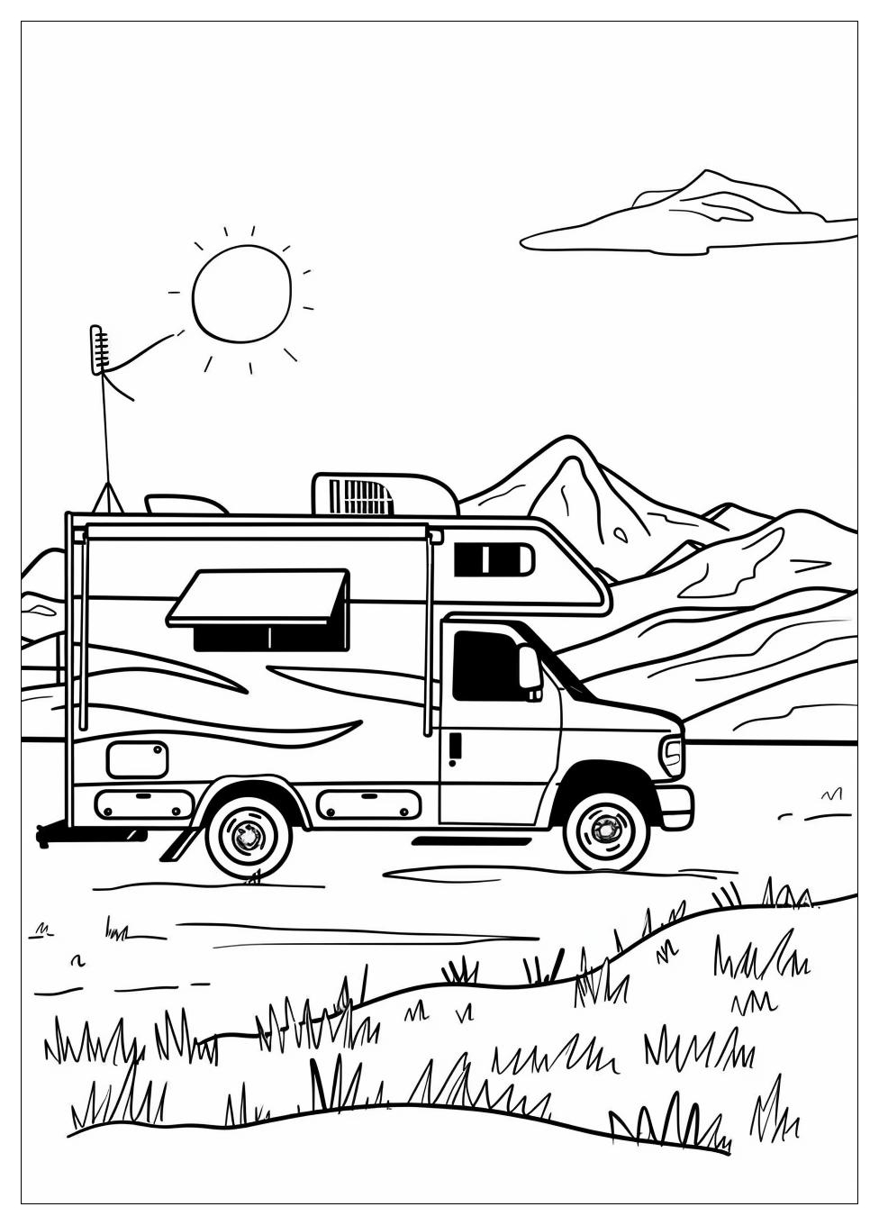 Camper Rv Coloring Pages-10