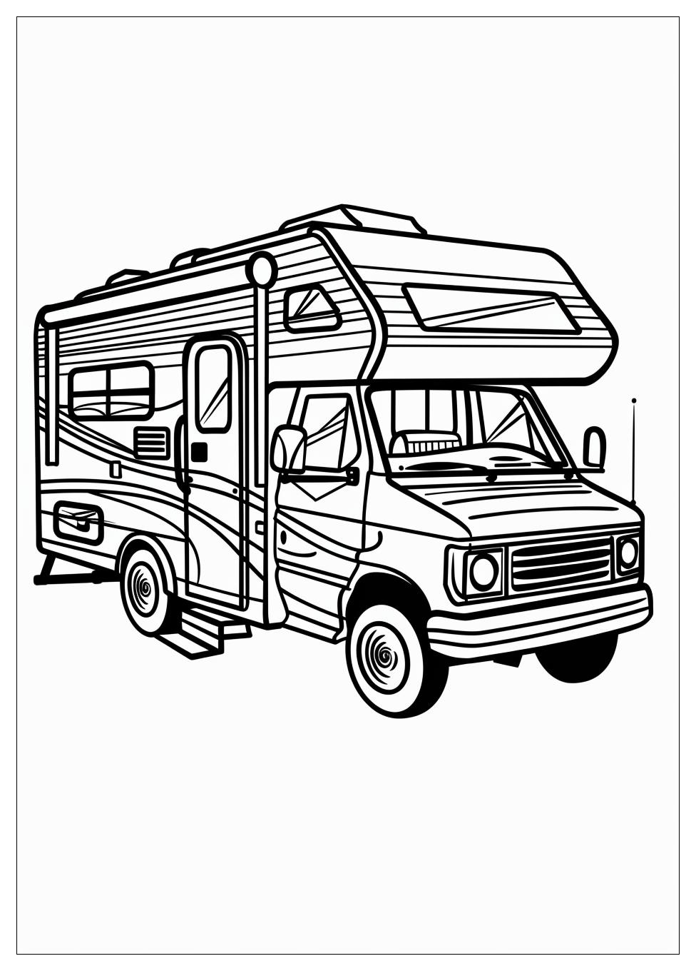 Camper Rv Coloring Pages-15