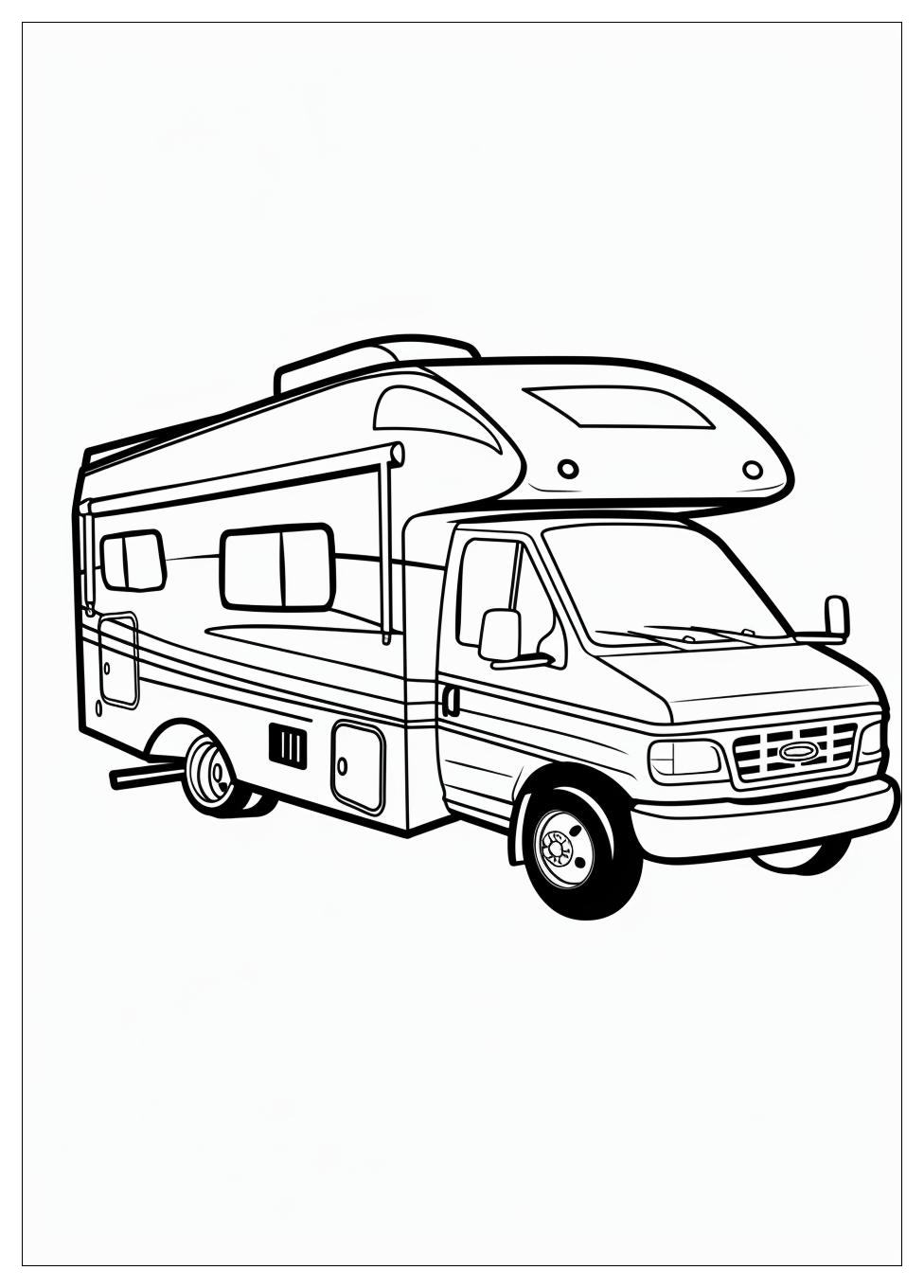 Camper Rv Coloring Pages-16