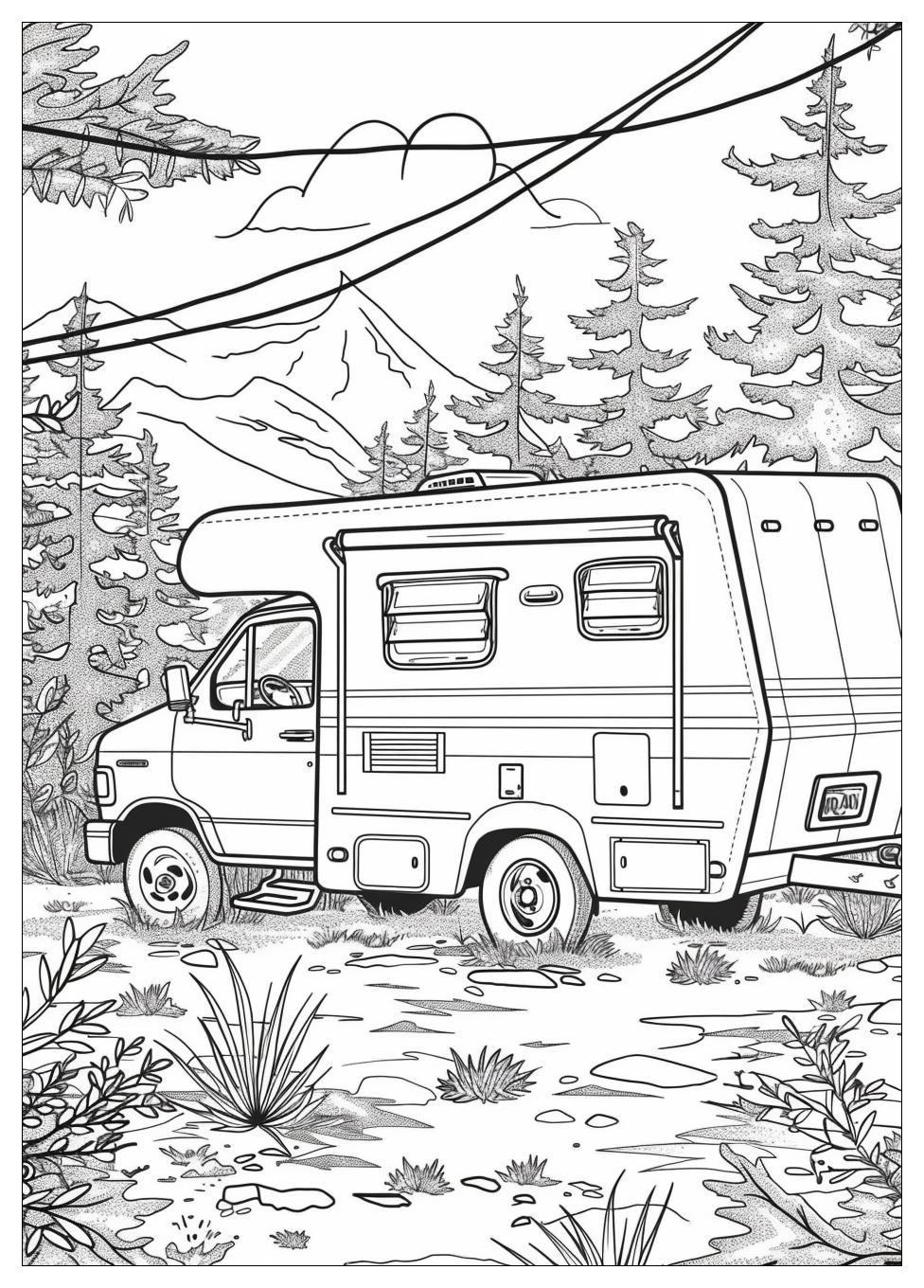 Camper Rv Coloring Pages-19