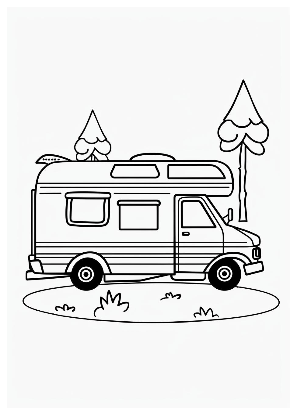 Camper Rv Coloring Pages-4