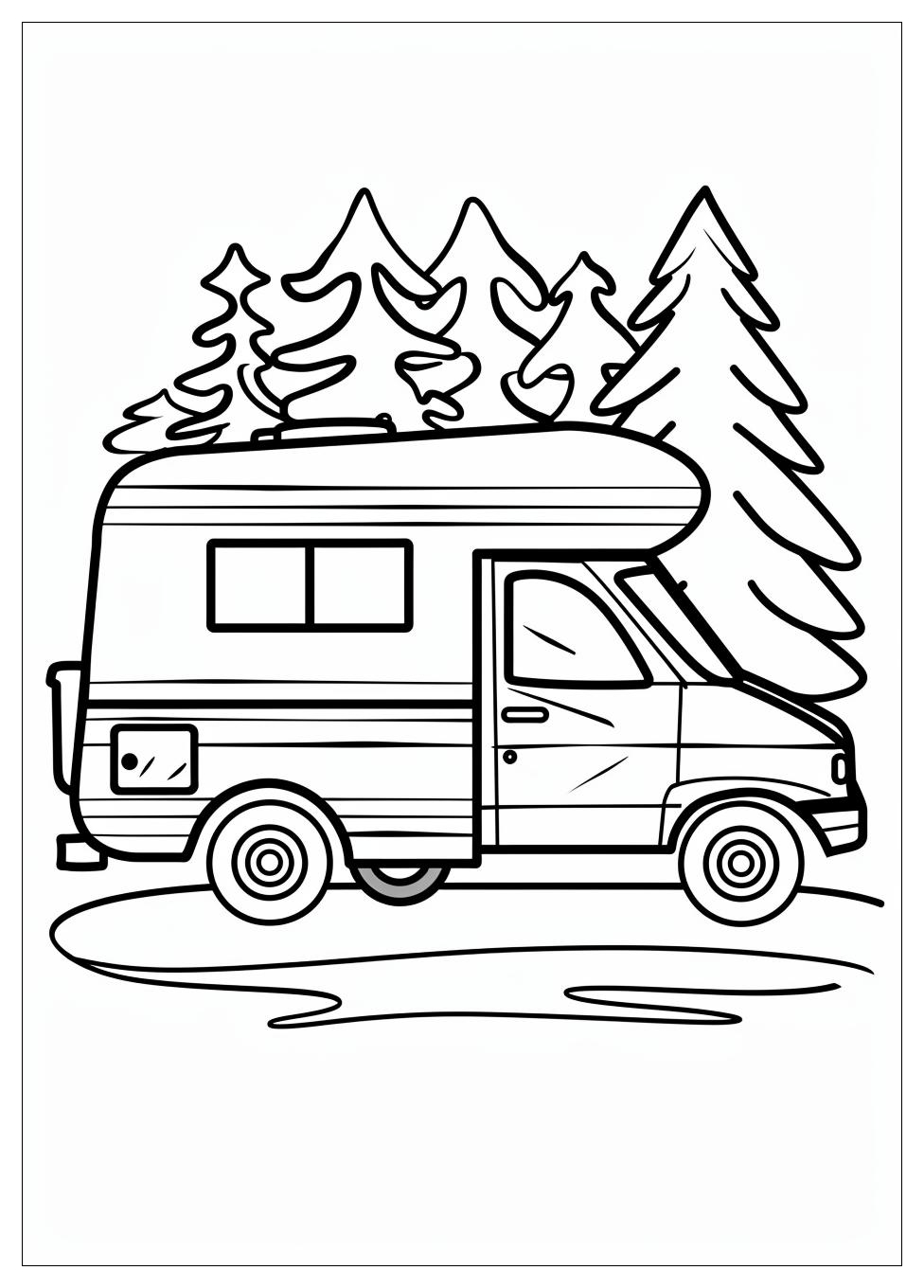 Camper Rv Coloring Pages-5