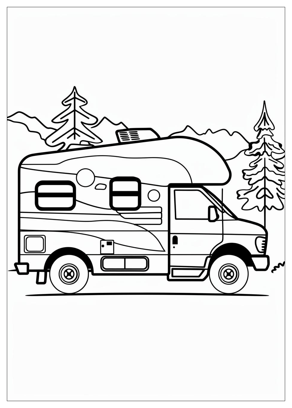 Camper Rv Coloring Pages-9