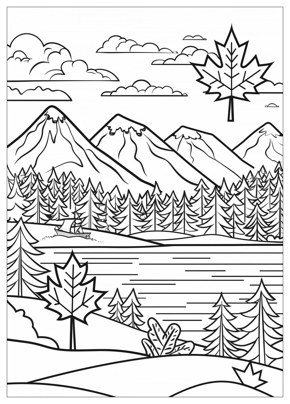 Canada Coloring Pages-1