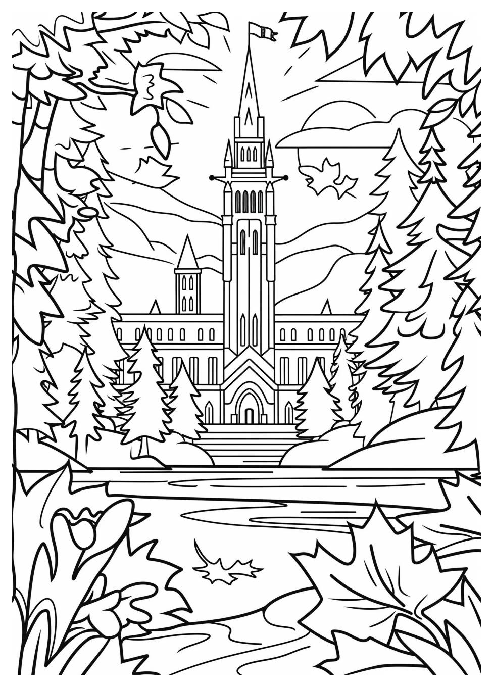 Canada Coloring Pages-11