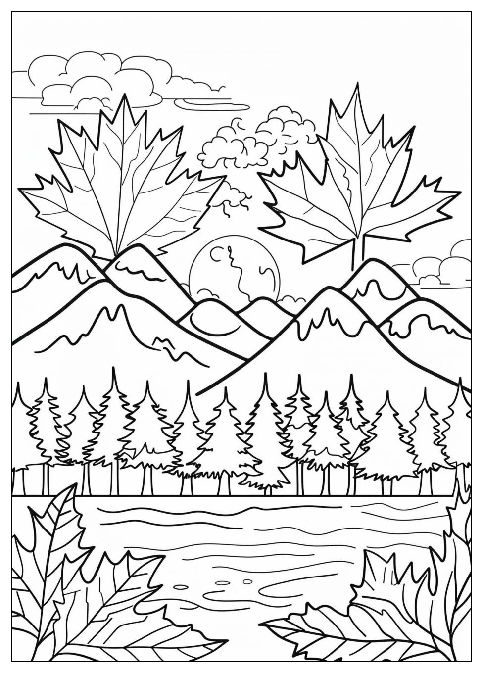 Canada Coloring Pages-3