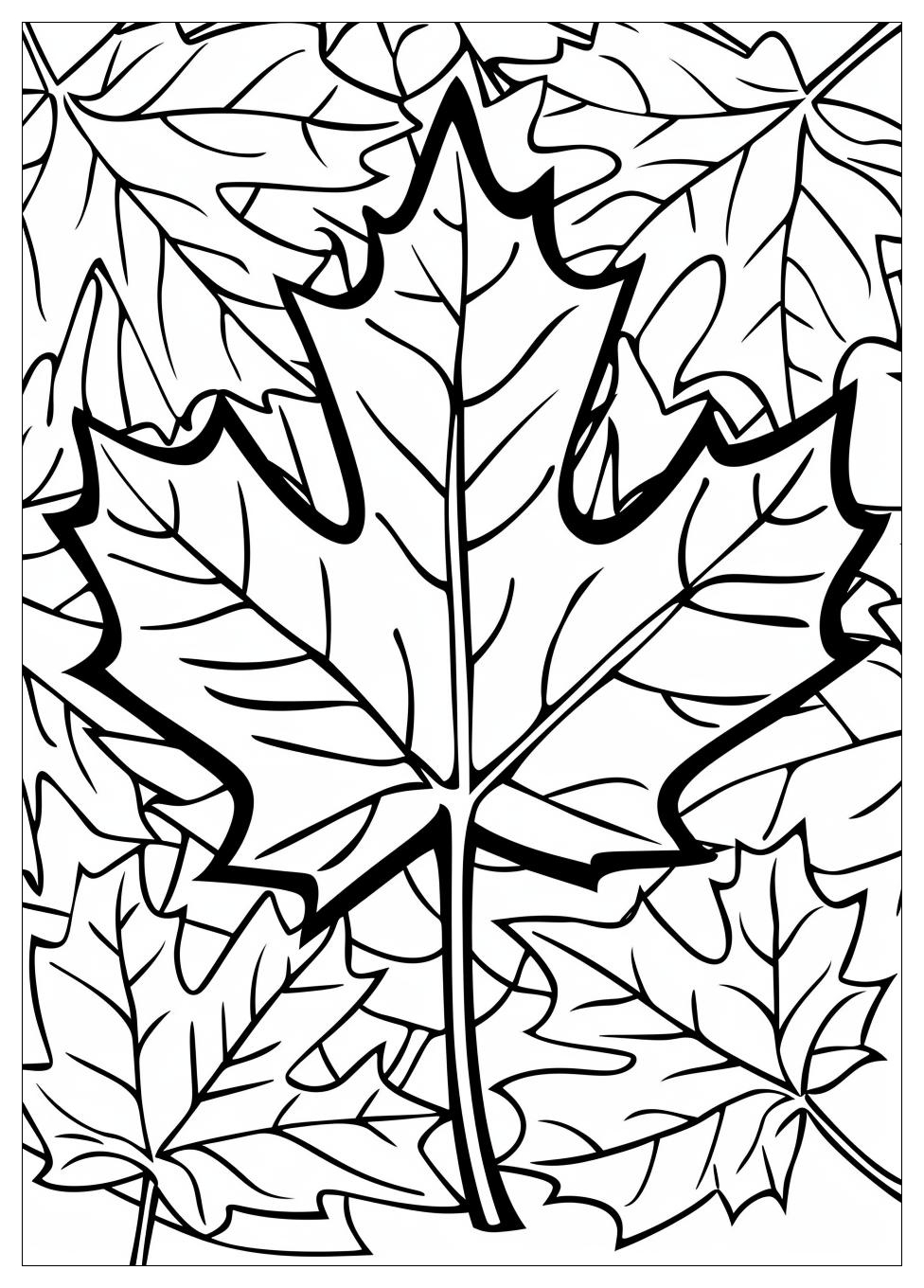 Canada Flag Coloring Pages-10