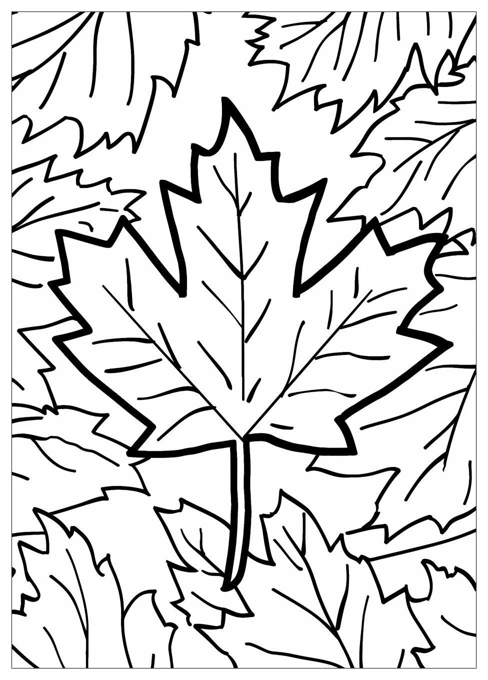 Canada Flag Coloring Pages-12